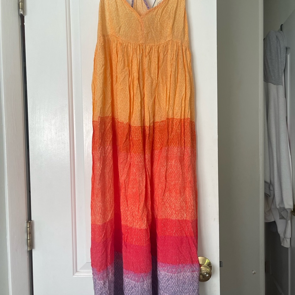 Lightweight summer dress.  Anthropologie size medium.   Beautiful colors!